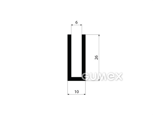 GUMMIPROFILE U-FORM - EPDM